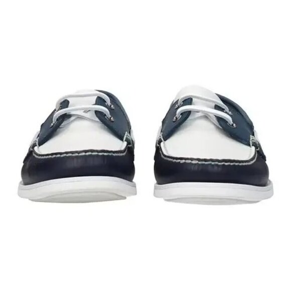 Club Room Mens Elliot Moc Toe Lace Up Comfortable Boat Shoes Navy Size 9.5M NIB - Picture 5 of 5